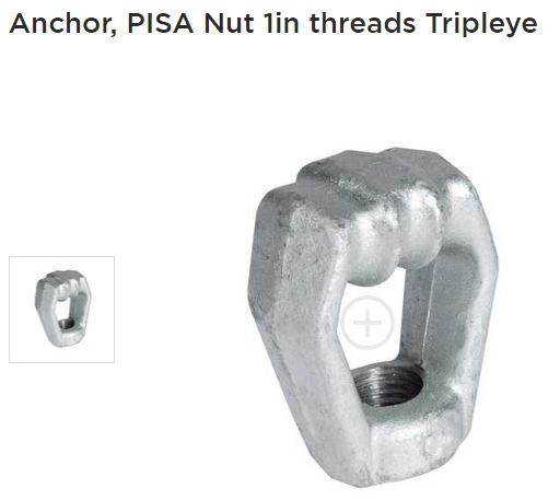 Eyenut Tripleye 1in thrd